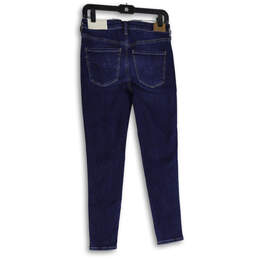 NWT Womens Blue Denim Medium Wash Stretch High Rise Skinny Jeans Size 6/28 alternative image