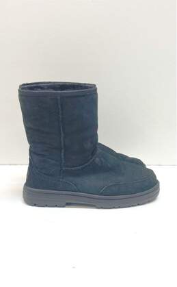 UGG Ultra Short 5225 Black Shearling Boots Size 7 alternative image