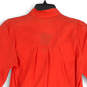 NWT Womens Coral Ruffle Pleated 3/4 Sleeve Button Front Tunic Top Size 6 image number 4