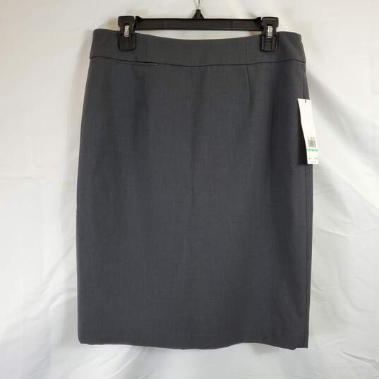 Calvin Klein Women Gray Pencil Skirt Sz 8 NWT image number 1