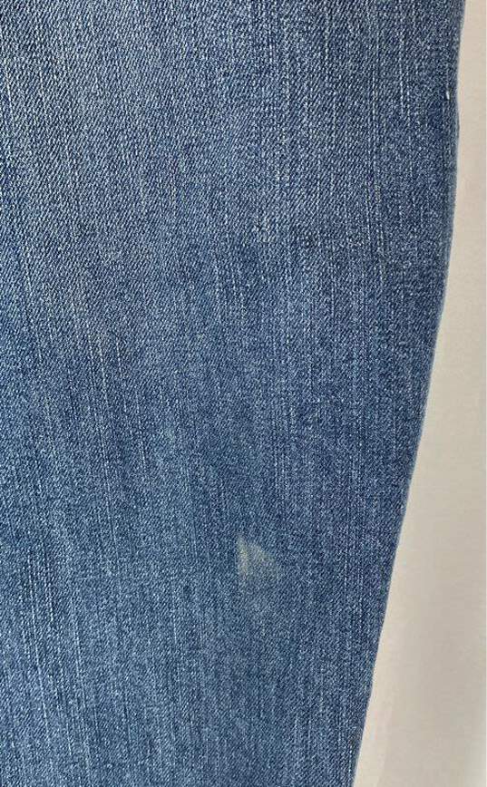 Carhartt Mens Blue Medium Wash 5-Pocket Design Denim Straight Jeans Size 42X30 image number 7