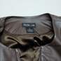 Style & Co. Unisex Brown Smooth Leather Jacket Size M image number 3