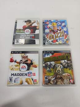 Lot of 4 Assorted Sony PlayStation 3 PS3 Video Games