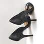 Badgley Mischka Women's Black Open Toe Heels Size 8 image number 4