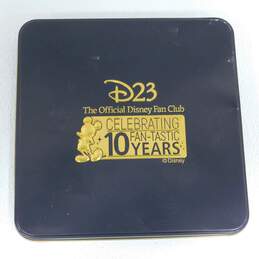 D23 The Official Disney Fan Club 10 Year Anniversary Pin Set Gold Member Gift alternative image