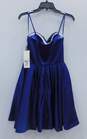 Women's Angela & Alison Navy Blue Strapless Dress Size 6 image number 2