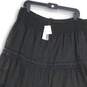 NWT Chelsea & Theodore Womens Black Lace Elastic Waist A-Line Skirt Size 2X image number 3