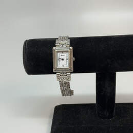 Designer Brighton Tivoli Silver-Tone Chain Toggle Clasp Analog Wristwatch