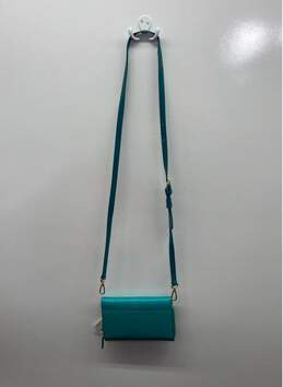 Vera Bradley Teal Genuine Leather Ultimate Crossbody Bag NWT alternative image