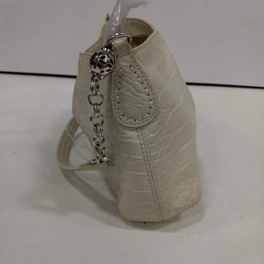 Brighton Small White Croc Embossed Leather Purse image number 7