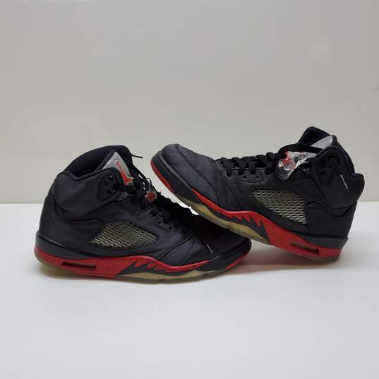 Buy the Nike Jordan 5 Retro Satin Bred Men's Shoes Sneaker Sz 11 Lace ...