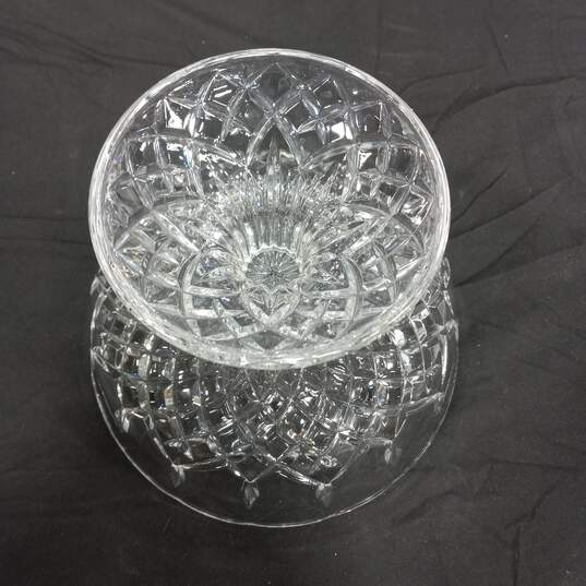 Bundle of Crystal Ice Bucket With Handle, Candy Dish, And Ashtray image number 6