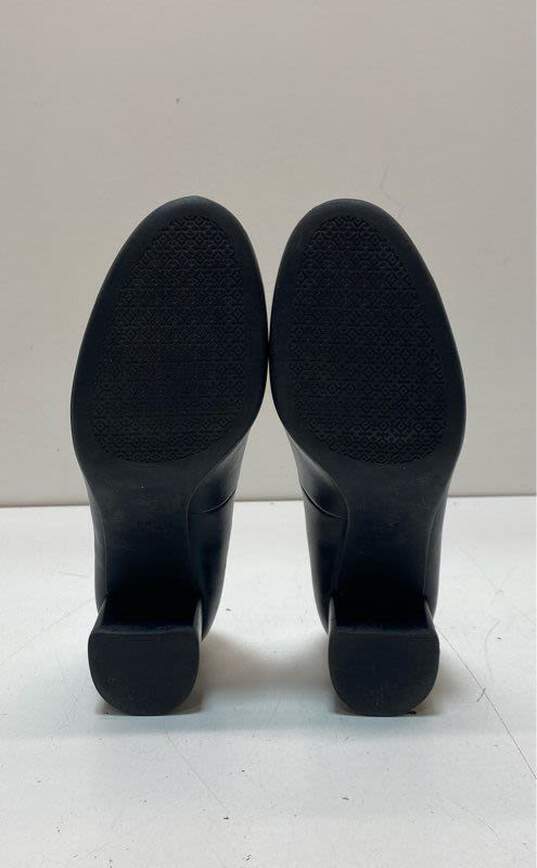 Tory Burch Janey Black Leather Pump Block Heels Women's Size 5.5 image number 5