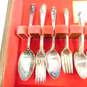 Vintage WM Rogers & Son Exquisite Silver Plate Flatware With Case image number 5