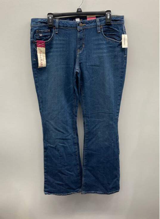 Aeropostale Women Denim Wide Leg Jeans Sz 11/12 NWT image number 1