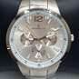 PEUGEOT Chrono Silver Tone Stainless Steel Wristwatch image number 2