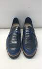 Girotti Milano Blue Slip-On Dress Shoe Men 8 image number 2