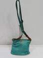 Fossil Green Leather Purse image number 1