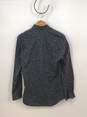 PAUL SMITH MEN'S LONG SLEEVED BUTTON UP FLORAL SHIRT-BLUE/GREY-SZ 16.5/42 image number 2