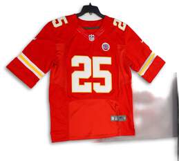 NWT Mens Red Yellow Kansas City Chiefs Jamaal Charles #25 NFL Jersey Sz 44