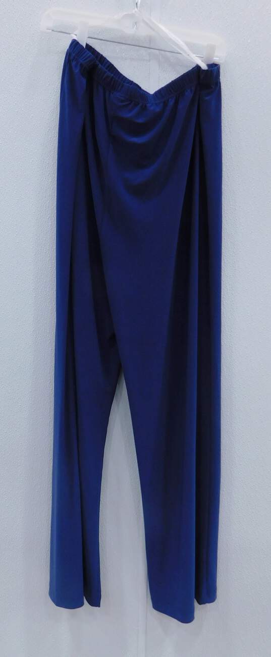 Women's Oleg Cassini Blue Pants & Cardigan Size 16W image number 2