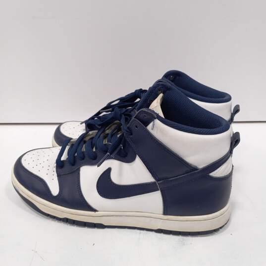 Nike Dunk High Men's Midnight Navy Sneakers Size 10 image number 4