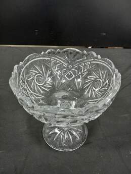 Crystal Footed Compote Bowl alternative image