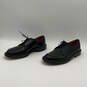 Mens Black Leather Round Toe Lace-Up Oxford Dress Shoes Size 10.5 B image number 5