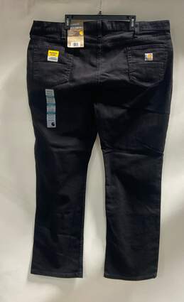 NWT Carhartt Mens Black Rugged Flex Relaxed Fit Straight Leg Jeans Size 46X32 alternative image