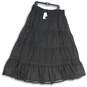 NWT Chelsea & Theodore Womens Black Lace Elastic Waist A-Line Skirt Size 2X image number 1