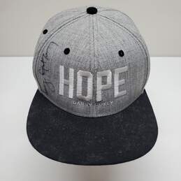 HOPE Otto Danny Gokey Gray and Black Snapback Hat Autographed Sign One Size