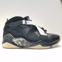 Nike Air Jordan VIII Retro 8.0 467807-001 Dark Charcoal Black White Sneakers Men's Size 9.5