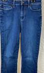 Paige Womens Blue Pockets Medium Wash Mid Rise Denim Flared Jeans Size 29 image number 5