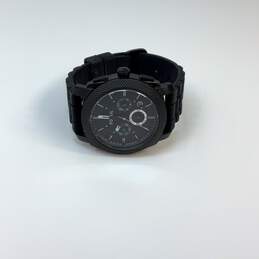 Designer Fossil FS4487IE Black Silicone Strap Machine Chronograph Wristwatch alternative image