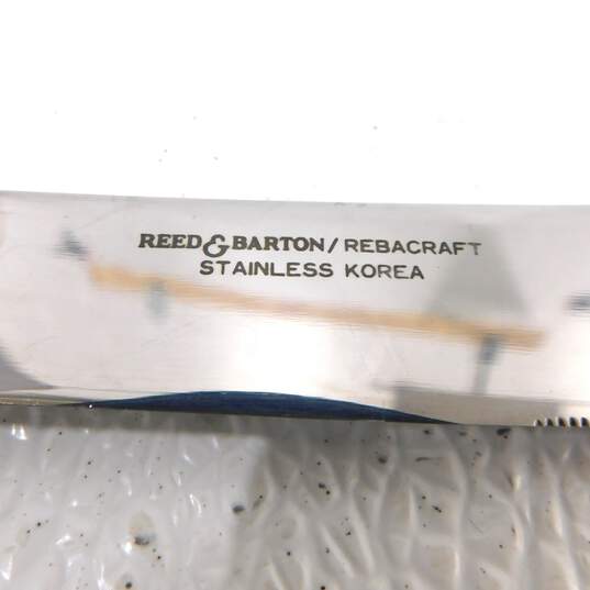 Reed & Barton Rebacraft Olde Lexington Stainless 26 Piece Flatware Set image number 7