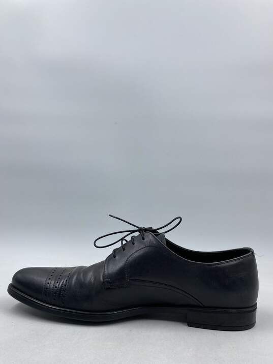 Prada Black Loafer Dress Shoe Men 8 image number 3