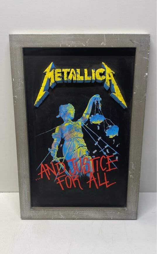 Framed Album Art - Metallica "And Justice For All" image number 1