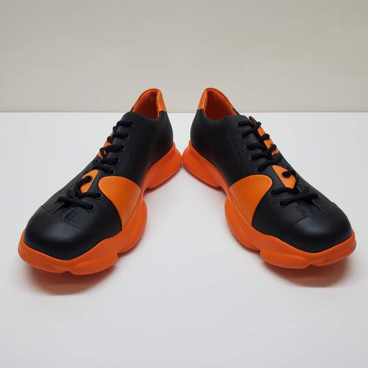 Camper Karst Orange and Black Sneaker Shoes image number 3