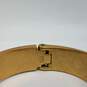 Cabi Gold Tone Seahorse Hinge 6" Cuff Bracelet 74.8g image number 6