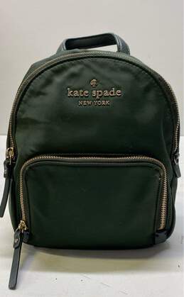 Kate Spade Nylon Watson Lane Varsity Stripe Backpack Green
