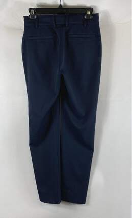 Tory Sport Womens Navy Blue Flat Front Pockets Straight leg Dress Pants Size 0 alternative image