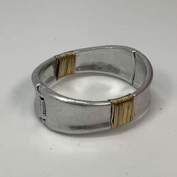 Designer Rlm Soho Two-Tone Wired Classic Oval Hinged Bangle Bracelet alternative image