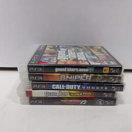 Lot of 5 Assorted Sony PlayStation 3 Video Games