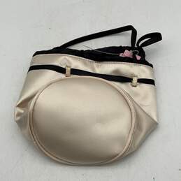 Bvlgari Womens Black White Double Strap Little Makeup Bucket Bag alternative image