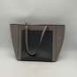 Michael Kors Womens Gray Double Handle Inner Zipper Pockets Tote Bag Purse image number 1