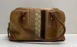 COACH 10548 Brown Leather Satchel Bag