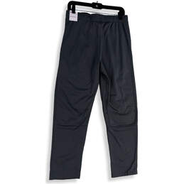 NWT Mens Gray Standard Fit Elastic Waist Straight Leg Track Pants Size M alternative image