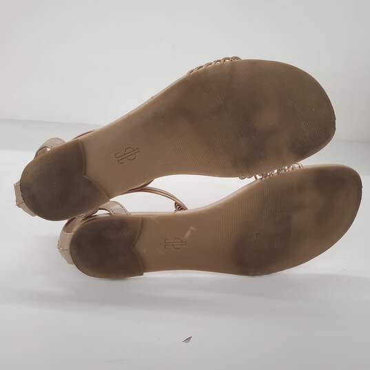 Jennifer Lopez Women's Farrah Metallic Bronze Strappy Sandals Size 9 image number 5
