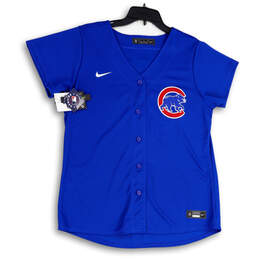 NWT Mens Blue Chicago Cubs Seiya Suzuki #27 Baseball Jersey Size XL
