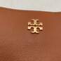 Tory Burch Womens Brown Leather Semi Chain Strap Shoulder Bag Purse image number 4
